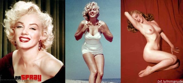 nude photos of Marilyn Monroe